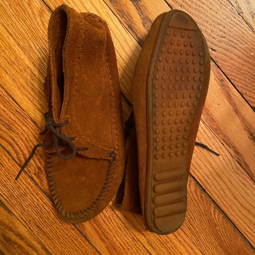 Minnetonka Suede Mocassion, sz 9
